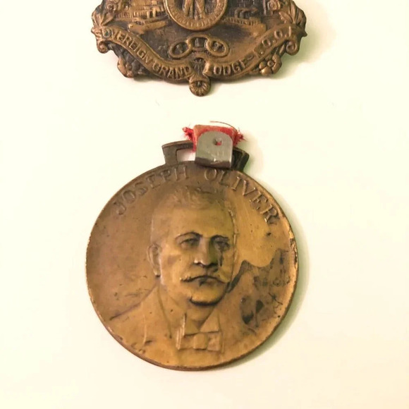 Vintage 1922 98th Annual Session Odd Fellows Medal Joseph  Oliver - Picture 3 of 8